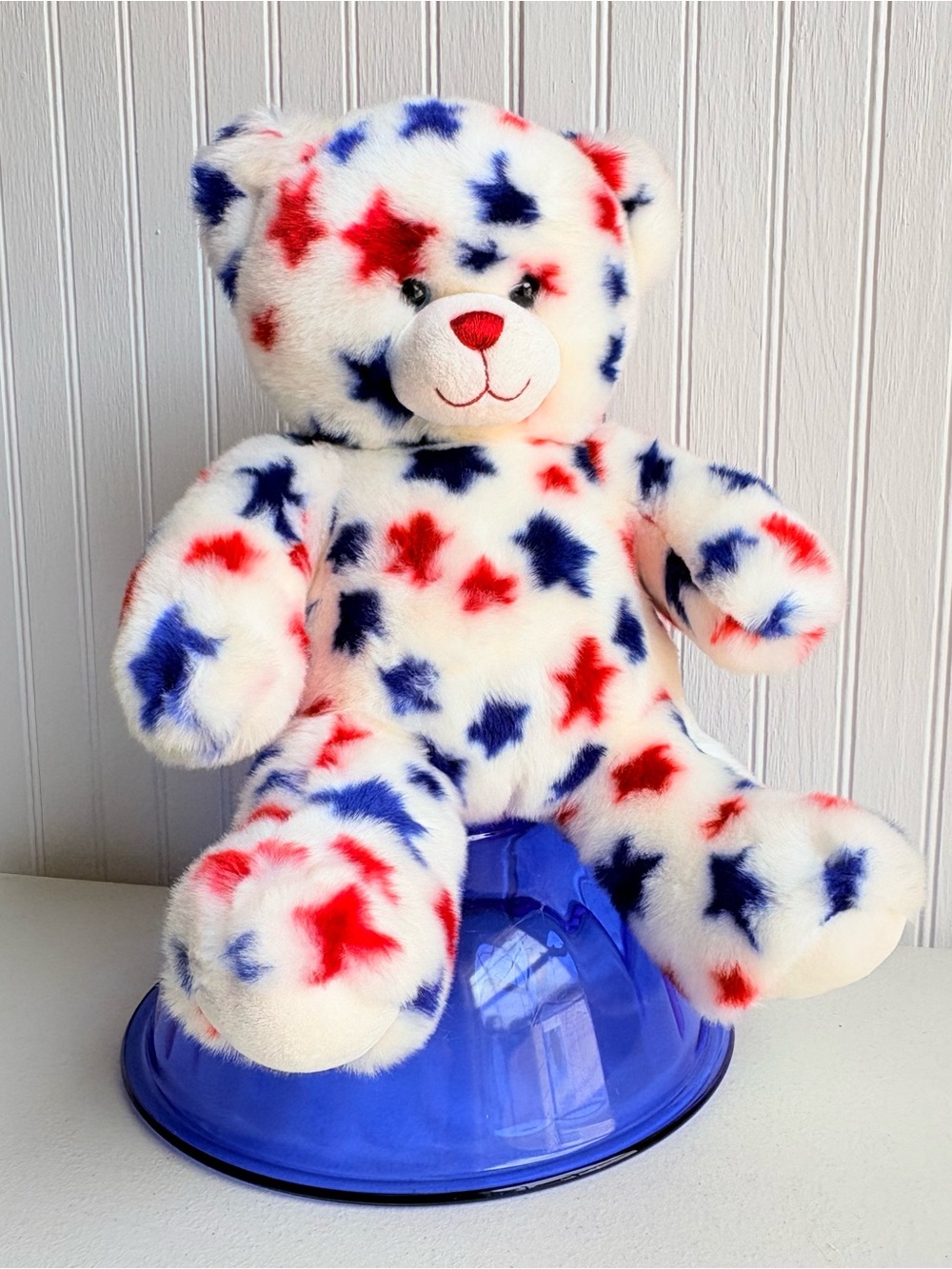 Build A Bear USA Spirit Teddy
2008 4th of July 13" Red White & Blue Stars